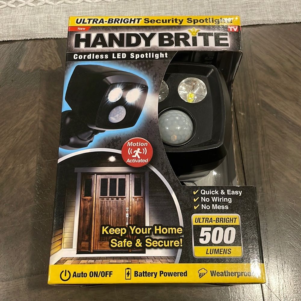 Handy Brite cordless LED spotlight